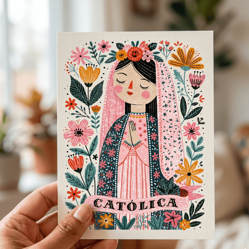 Faith Folklorico Greeting Cards